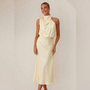 Billy J Esther Dress in Yellow